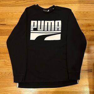 Puma Black and White Logo Sweatshirt